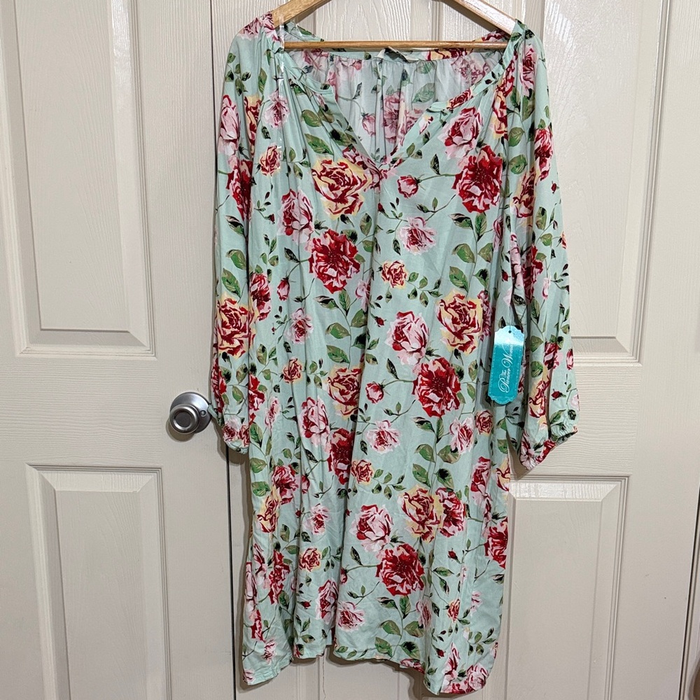 The Pioneer Woman Floral Top with Pink and Green Accents